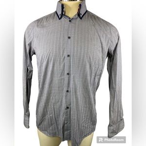 Olymp Level 5 Body Fit Long Sleeve Button Up Shirt Men’s 16 1/2 - 42”